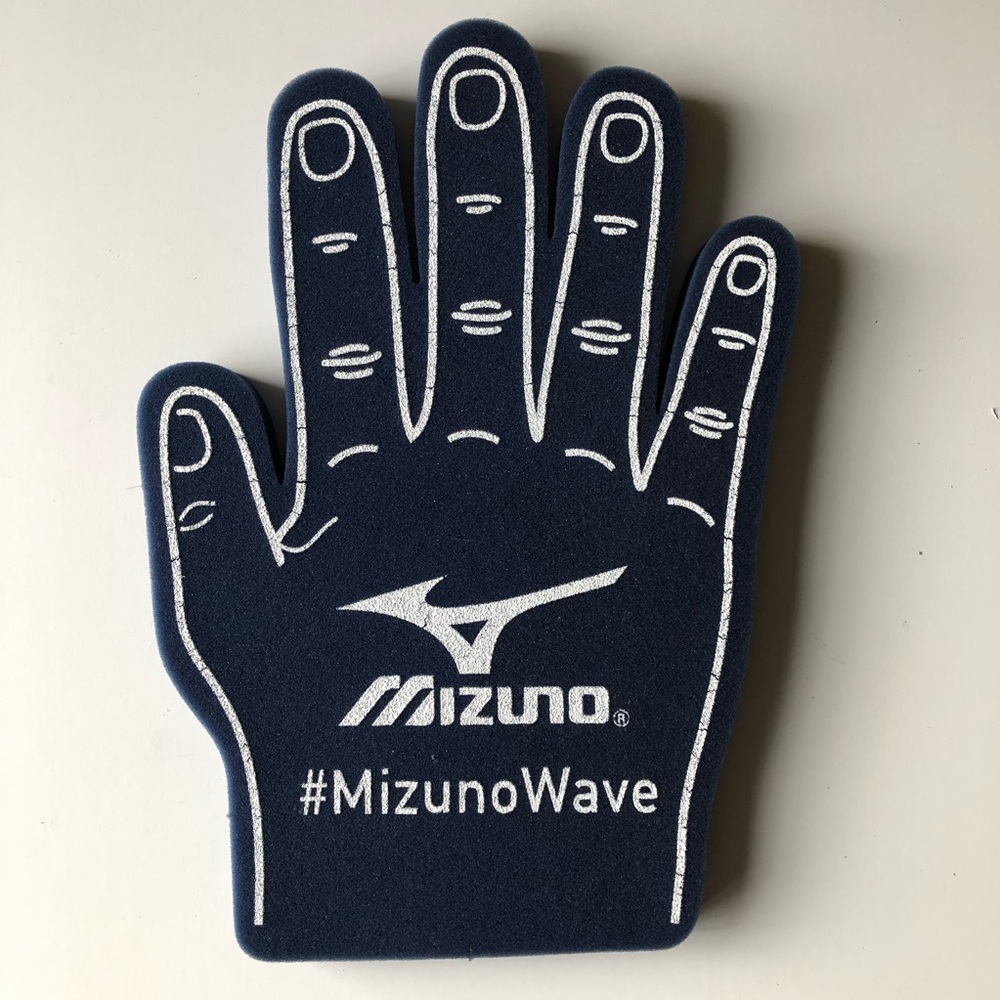 Big blue foam hand size